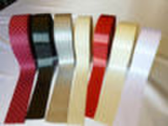 Slitted Edge Polyester Satin Printed Ribbon