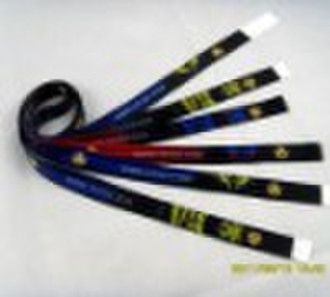 sublimation woven wrist lanyard