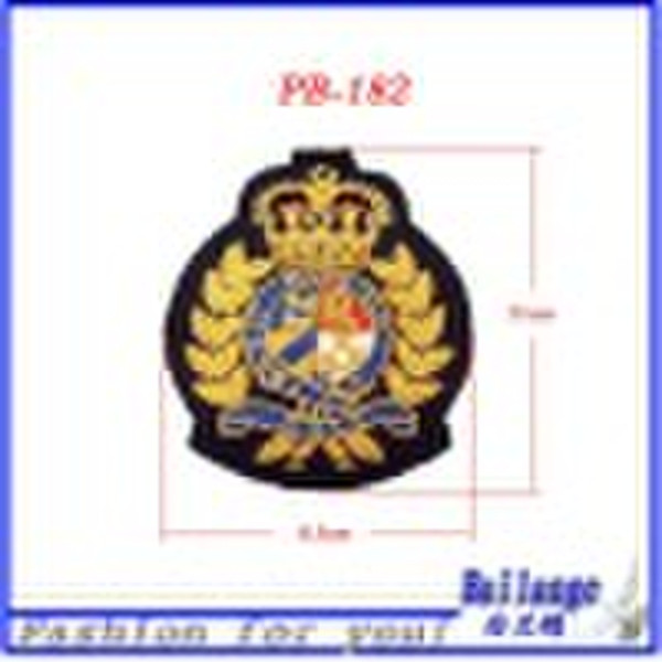 embroidery patch/garment woven badges/fashion badg