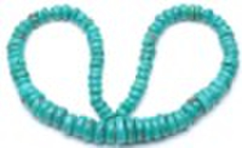 Natural Turquoise Genuine Turquoise Wheels Beads