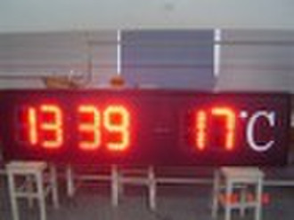 led time & temperature display (Red)