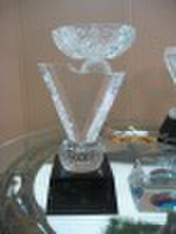 Crystal Globe(crystal awards, trophy)