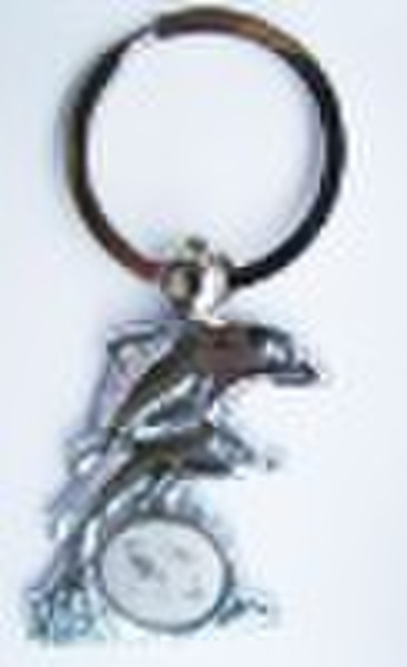 Delphin Keychain mit Kristallaufkleber, logo