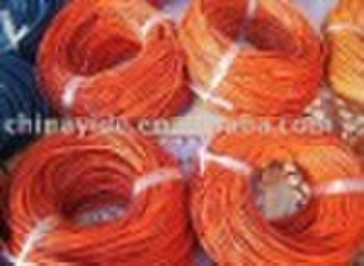 colorful round leather cord