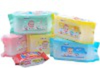 80pcs skin care&cleaning baby wet wipes with c