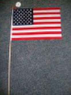 Hand Flag / USA Fahne / Handheld Nationalflagge / AD