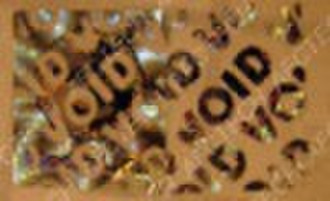 void tamper evident sticker