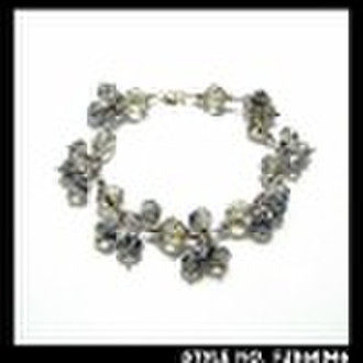 Crystal beads charm bracelet