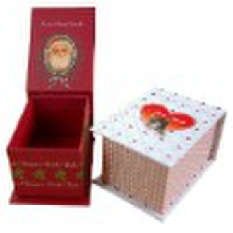 Christmas gift packing box