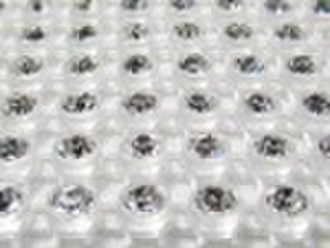 24 Rows Rhinestone mesh  transparent