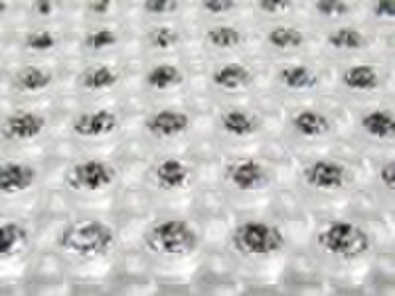 24 Rows Rhinestone mesh  transparent