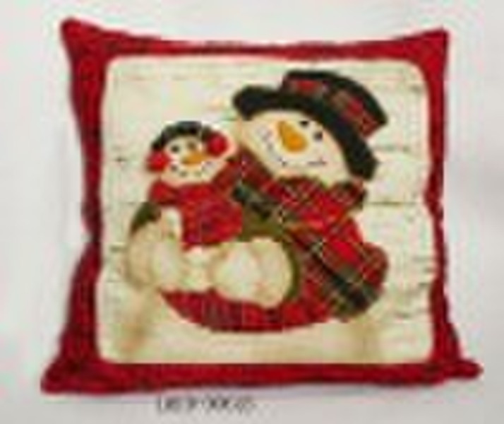 Christmas ornament santa cushion