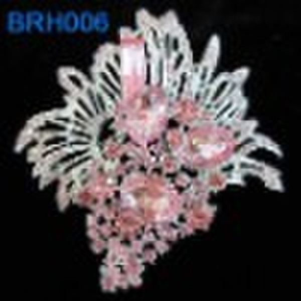 Rhinestone Alloy Brooch