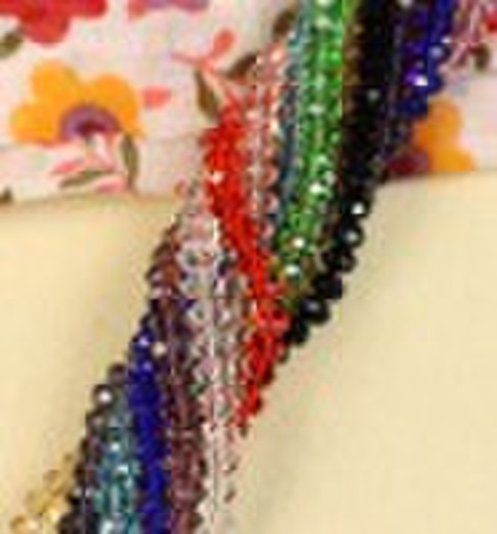 rondelle crystal beads