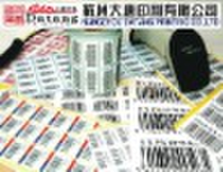 self adhesive labels