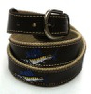 Genuine leather belt