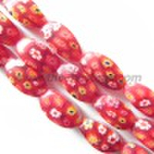 millefiori glass bead