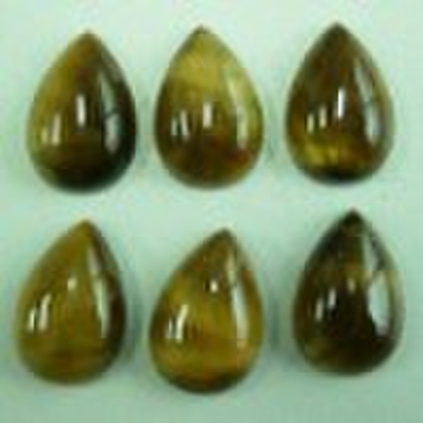 10x15mm gemstone cabochons teardrop in tiger eye