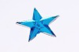 BLUE STAR ACRYLIC DIAMOND BEADS