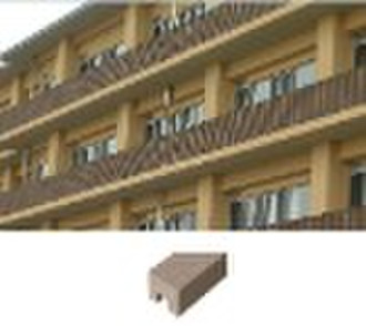 wpc/wood plastic/plastic wood (square column handr