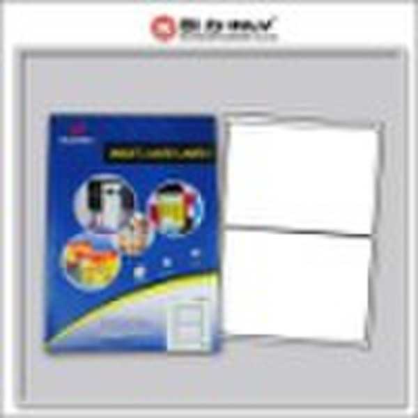 Laser/inkjet label (self-adhesive labels, sheets l