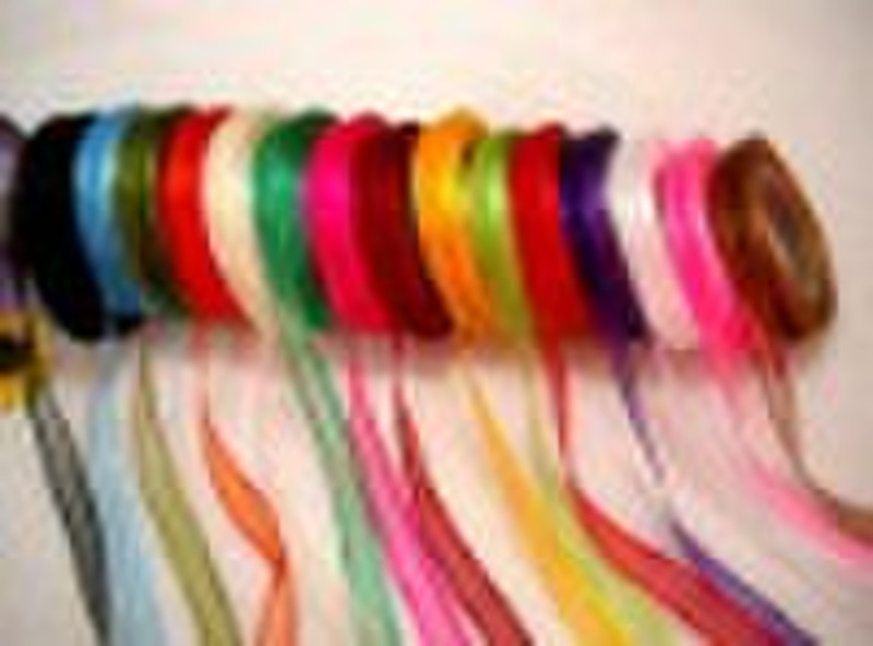 beautiful nylon organza/sheer ribbon with differen