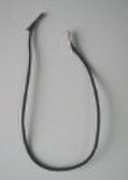 Elastic with barb at ends