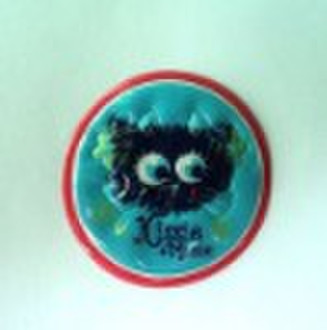 garment rubber badge