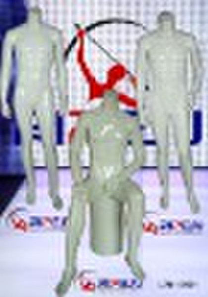 Fiberglass male headless manikin