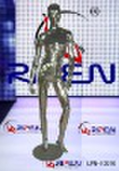 FRP female chrome mannequins