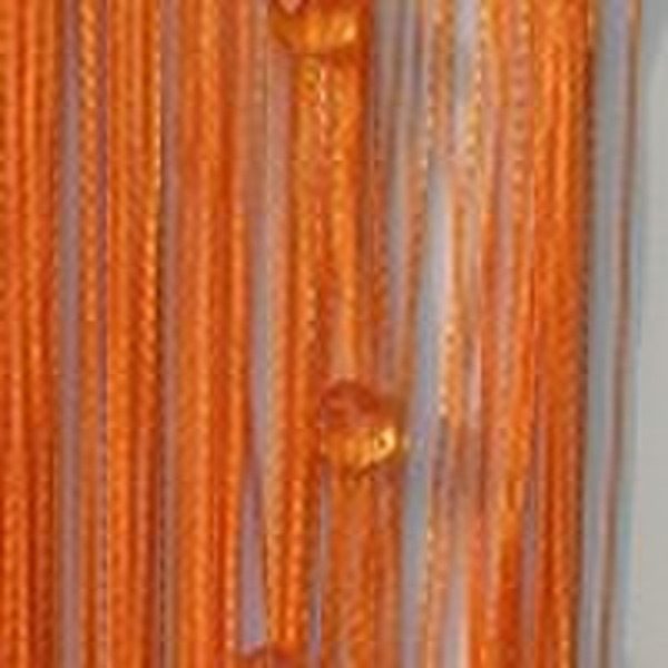 string curtain with beads
