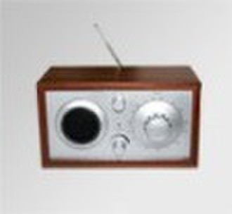 AM/FM BAND Wooden Radio