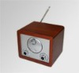 AM/FM BAND Wooden Frame  Radio