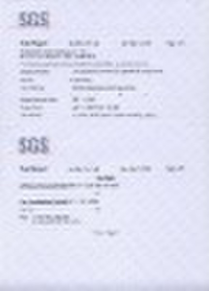 Low formaldehyde content embroidery backing