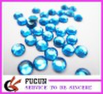 Hot Fix  rhinestone,Glass, Import,Flat round, 3mm