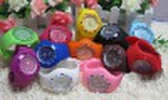 silicone wristband watch