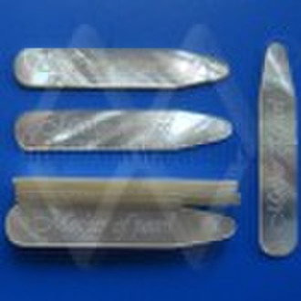 Natural MOP Shell Collar Stays