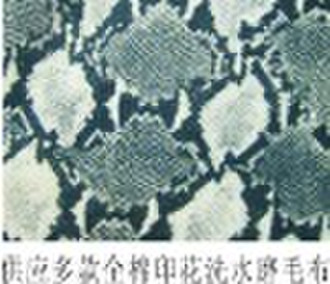 Sanding prints fabric