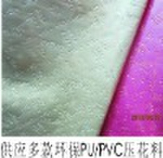 PVC embossed fabric