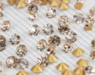 rhinestone, glass chaton ,point back rhinestone