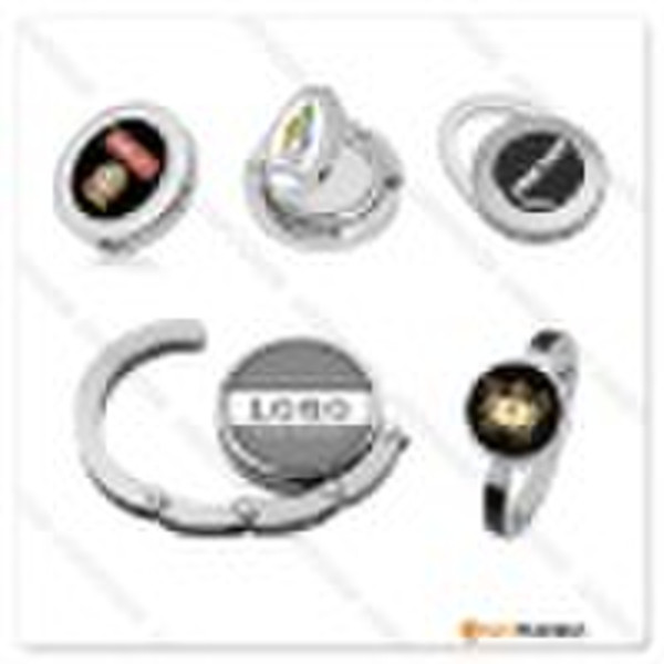 Bling Compact Mirror Purse Hanger