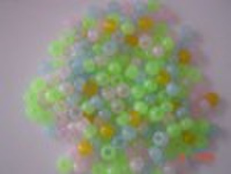 plastic luminous  beads