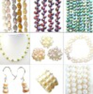 Freshwater pearl beads and jewelry