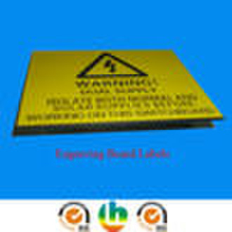 Engraved ABS Solar Labels