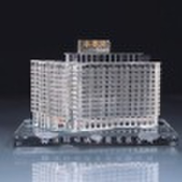 Crystal 3D Laser Engraving Building Model