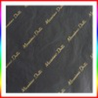 golden logo wrapping paper