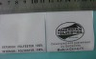 the new print label ,care label