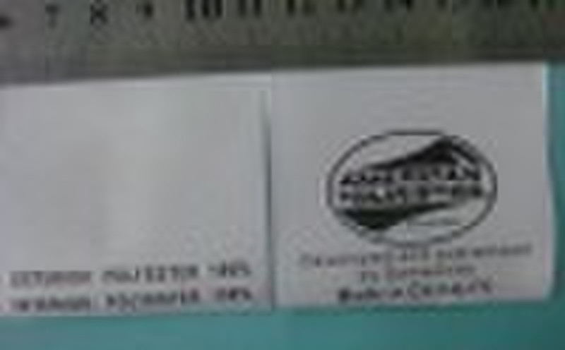 the new print label ,care label