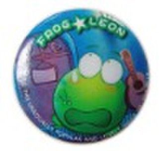 Mung bean frog Tin Badge