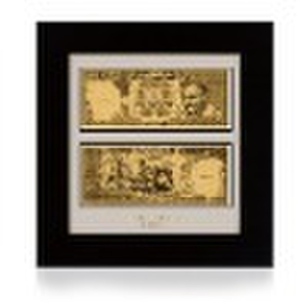Индийский золотой банкнот